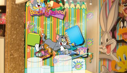 Tom & Jerry window display